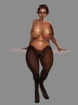  2016 areola big_breasts breasts erect_nipples erzebetblah faun female huge_breasts nipples nude solo 