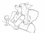  alcohol beverage canine fox mammal wine 