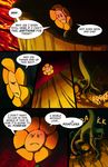  english flower flowey_(undertale) lynxgriffin molten_rock plant spoilers suicide thorns undertale vines 