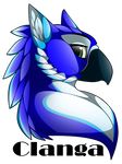  alpha_channel anthro avian english_text gard3r gryphon looking_at_viewer male simple_background smile solo text transparent_background 