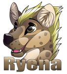  alpha_channel anthro english_text fangs gard3r hyena male mammal open_mouth simple_background smile solo teeth text tongue transparent_background 
