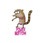  bulge cartoon_network clothing english_text jockstrap male mammal raccoon regular_show rigby_(regular_show) simple_background solo source_request standing text underwear unknown_artist 