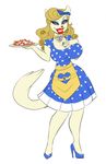  &lt;3 apron clothing cookie female ferret food housewife mammal mind_control mink mother mustelid parent simple_background solo spiral_eyes wife 