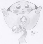  anus chu egg female feral monochrome nintendo oviposition pikachu pok&eacute;mon pussy pussy_juice video_games 