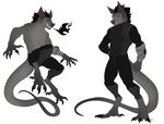  anthro bat black_eyes clothed clothing fangs fire fire_breathing hornedfreak hybrid male mammal no_pupils reptile scalie simple_background solo standing teeth white_background 