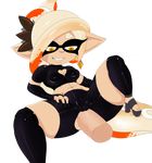  anal breasts cleavage clothed clothing female footwear high_heels inkling male nintendo penis pointy_ears shorty-stories splatoon thick_thighs video_games yellow_eyes 