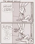  anthro clothed clothing comic dialogue disney female july_hopps_(mistermead) mistermead text zootopia 