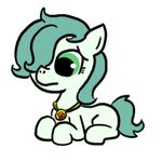  cub earth_pony emerald_jewl equine fan_character ficficponyfic horse jewelry mammal my_little_pony necklace pony simple_background white_background young 