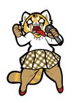  aggressive_retsuko alpha_channel angry anthro female fur mammal mangneto microphone no_irises open_mouth orange_fur red_panda retsuko sanrio sharp_teeth solo teeth tongue tongue_out white_eyes 