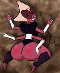  4_arms alien big_butt butt cartoon_network clothed clothing digital_media_(artwork) duo eyewear female forehead_gem gem_(species) hair humanoid looking_back multi_arm multi_limb not_furry rear_view sardonyx_(steven_universe) steven_universe sunglasses tagme torotheking_(artist) 