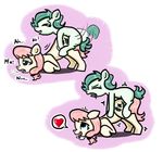  &lt;3 cub cutie_mark drooling earth_pony emerald_jewel(colt_quest) equine fan_character female ficficponyfic hope_blossoms(colt_quest) horse male male/female mammal my_little_pony pony saliva sex tongue tongue_out young 