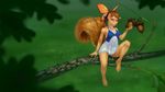  16:9 2016 absurd_res acorn anthro armpits arthropod barefoot branch brown_hair brown_nose butterfly clothing dress ear_piercing feet female fluffy fluffy_tail grass hair hair_ornament hair_ribbon hi_res holding_object insect jewelry leaves looking_at_viewer mammal micro necklace notdonebaking nut on_branch panties pearl_(disambiguation) piercing purple_eyes ribbons rodent sitting smile solo squirrel tree tree_branch underwear wallpaper 