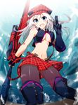  arisa_iriinchina_amieera god_eater no_bra pantyhose thighhighs underboob 