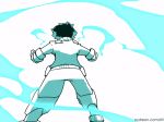  1boy animated animated_gif aura boku_no_hero_academia bouncing_hair commentary english_commentary male_focus midoriya_izuku powering_up rtil short_hair solo 