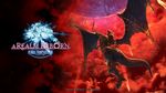  3d_(artwork) ambiguous_gender bahamut claws cloud digital_media_(artwork) dragon final_fantasy final_fantasy_xiv hi_res horn logo nude official_art red_eyes scalie solo square_enix video_games western_dragon wings 