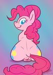  anus earth_pony equine female feral friendship_is_magic horse looking_at_viewer mammal my_little_pony pinkie_pie_(mlp) pony puffy_anus randybutts sitting smile 