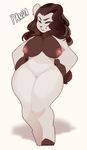  anthro bear big_breasts breasts female kanel mammal nipples nude panda simple_background solo thick_thighs white_background 