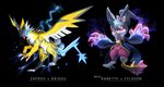  claws eeveelution fusion legendary_pok&eacute;mon mega_banette mega_evolution nintendo pok&eacute;mon raikou sylveon syntheticimagination video_games wings zapdos 