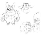  anthro archie_comics female fluffy fur invalid_tag mammal monochrome morbi rodent slightly_chubby smile sonic_(series) thunderbolt_the_chinchilla tuft 