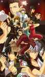  gintama hasegawa_taizou hijikata_toushirou kagura kondou_isao mochiwa_kinako okita_sougo sakata_gintoki shimura_shinpachi 