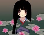  black_hair enma_ai japanese_clothes jigoku_shoujo kimono red_eyes wallpaper 