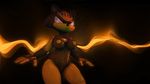  16:9 3d_(artwork) breasts chek digital_media_(artwork) female glowing glowing_eyes hedgehog hi_res looking_at_viewer machine mammal metal_sonic nipples pussy robot solo sonic_(series) source_filmmaker wallpaper 