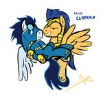  &lt;3 2016 armor bgn clothing duo equine eyewear flash_sentry_(mlp) friendship_is_magic galea goggles mammal my_little_pony pegasus skinsuit soarin_(mlp) tight_clothing wings wonderbolts_(mlp) 