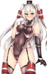  :/ adapted_costume amatsukaze_(kantai_collection) ass ass_visible_through_thighs bangs bare_shoulders black_gloves blush breasts breasts_apart cameltoe closed_mouth collarbone commentary_request covered_collarbone covered_navel covered_nipples cowboy_shot elbow_gloves embarrassed fishnet_legwear fishnets garter_straps gloves groin hair_tubes hairband halterneck hand_up highleg highleg_leotard highres kantai_collection kutan legs_apart leotard lifebuoy long_hair looking_at_viewer medium_breasts mismatched_gloves ninja nose_blush parody parted_bangs red_legwear sailor_collar shiny shiny_clothes shiny_skin sideboob silver_hair simple_background single_elbow_glove skin_tight solo standing striped striped_legwear taimanin_(series) taimanin_suit thigh_gap thighhighs thighs turtleneck two_side_up very_long_hair white_background white_gloves windsock yellow_eyes 