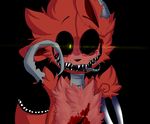  animatronic canine digital_media_(artwork) five_nights_at_freddy&#039;s five_nights_at_freddy&#039;s_4 fox glowing glowing_eyes hook machine male mammal mischenmeek nightmare_foxy_(fnaf) robot video_games 