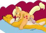  animal_genitalia animal_pussy applejack_(mlp) beauty_mark canine cum cum_in_pussy cum_inside equine equine_pussy female fox friendship_is_magic horse kamperkiller_(artist) knot male mammal my_little_pony penis pony pussy pussy_juice simple_background 