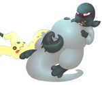  abdominal_bulge all_the_way_through ambiguous_gender anal anal_penetration belly big_belly blush camychan consentacles female female/ambiguous feral glowing glowing_tongue goo mimikkyu penetration salandit slime tentacles tongue yellow_tongue 