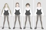 4girls aurore dressed inge michelle michito_sorataka patricia shoes uniforms 