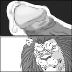  censored cum feline leo_(red_earth) lion male mammal penis precum red_earth tagme 