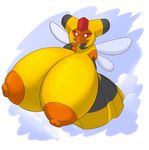  ... big_breasts breasts elfdrago female huge_breasts hyper hyper_breasts mouthless nintendo nipples pok&eacute;mon pok&eacute;morph purple_eyes vespiquen video_games wings 