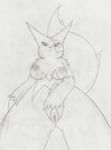  breasts female infamousrel looking_at_viewer nintendo nipples pok&eacute;mon presenting pussy solo video_games zangoose 
