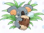  2016 grass koala komala mammal marsupial nintendo pok&eacute;mon sleeping video_games yajuu 