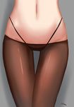  absurdres black_panties brown_legwear han_(ozrfour) highleg highleg_panties highres lower_body lowleg_pantyhose original panties panties_under_pantyhose pantyhose solo thigh_gap underwear 