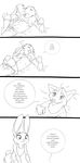  abes bed canine claws clothed clothing comic dialogue digital_media_(artwork) disney duo english_text female fox fur invalid_tag judy_hopps lagomorph long_ears male mammal nick_wilde rabbit simple_background size_difference smile speech_bubble spintherella text white_background zootopia 