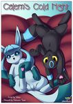  &lt;3 2016 bbmbbf bed blush canine comic cover cover_page eeveelution fangs female flat_chested glaceon inviting looking_at_viewer mammal nintendo palcomix palcomix_vip pok&eacute;mon pokepornlive pussy text umbreon video_games 