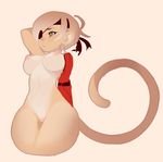  anthro big_breasts breasts female kanel mammal monkey nude primate simple_background 