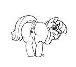  anus ass_up butt clitoris coco_pommel_(mlp) earth_pony equine female feral friendship_is_magic horse looking_at_viewer looking_back mammal my_little_pony pabbley pony presenting pussy solo thick_thighs 