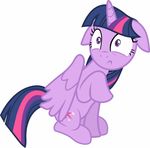  creeped_out cutie_mark equine feathered_wings feathers female feral friendship_is_magic fur hair horn horse mammal multicolored_hair my_little_pony pony purple_eyes solo twilight_sparkle_(mlp) unicorn winged_unicorn wings 