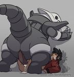  aggron anal anal_penetration baraking duo human interspecies male male/male mammal nintendo penetration penis pok&eacute;mon pok&eacute;philia video_games 