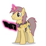  book cutie_mark equine fan_character feral friendship_is_magic horn horse levitation magic_glow male mammal my_little_pony pony saddle solo unicorn 