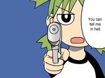  azuma_kiyohiko blue gun koiwai_yotsuba yotsubato! 