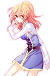  bad_id bad_pixiv_id chastel_aiheap highres orange_eyes orange_hair ponytail riichu sketch solo tales_of_(series) tales_of_vesperia tales_of_vesperia:_the_first_strike 