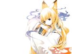  animal_ears houden_eizou japanese_clothes long_hair solo tenko_kuugen wagaya_no_oinari-sama 