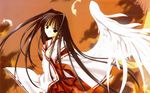  angel_dust japanese_clothes miko nanase_aoi wings 