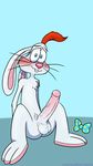  blush disney erection lagomorph male mammal rabbit roger_rabbit solo veinsafterdark who_framed_roger_rabbit 