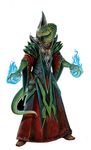  ambiguous_gender clothed clothing magic official_art paizo pathfinder reptile scalie serpentfolk snake unknown_artist 